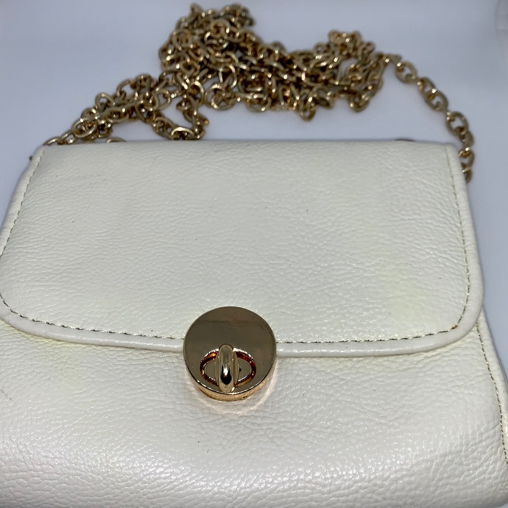 Charlotte Russe Chain link cross body leather bag